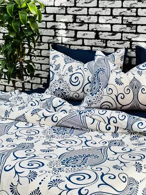 Двуспальное постельное бельё "GN-Simona" (Поплин) - 470 000 сум / комплект