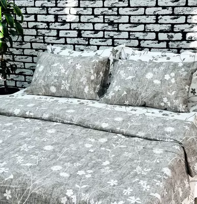 Двуспальное постельное бельё "GN-Julia" (Поплин)