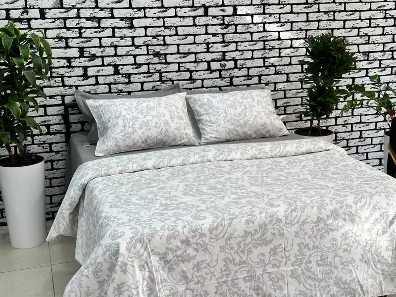 Двуспальное постельное бельё "GN-Fabiana" (Поплин) - от {0} сум