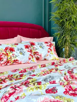 Karmella ikki kishilik choyshablar to