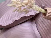 Двуспальный комплект постельного белья Stripe Satin "PINK" (Розовое очарование) - Постельное белье