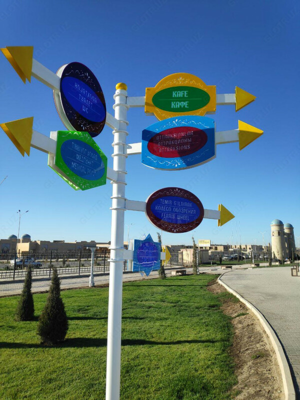 Изготовление рекламных указателей