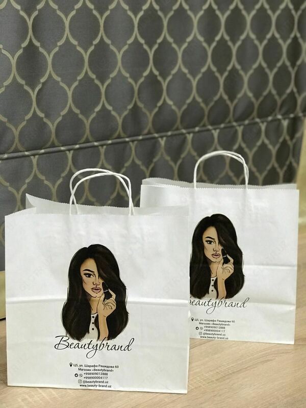 Крафт пакеты с логотипом