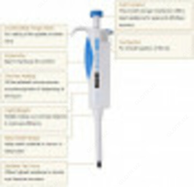 Дозатор одноканальный, с фиксированным объёмом, Accumax PRO: 100µl; 200µl; 1000 µl