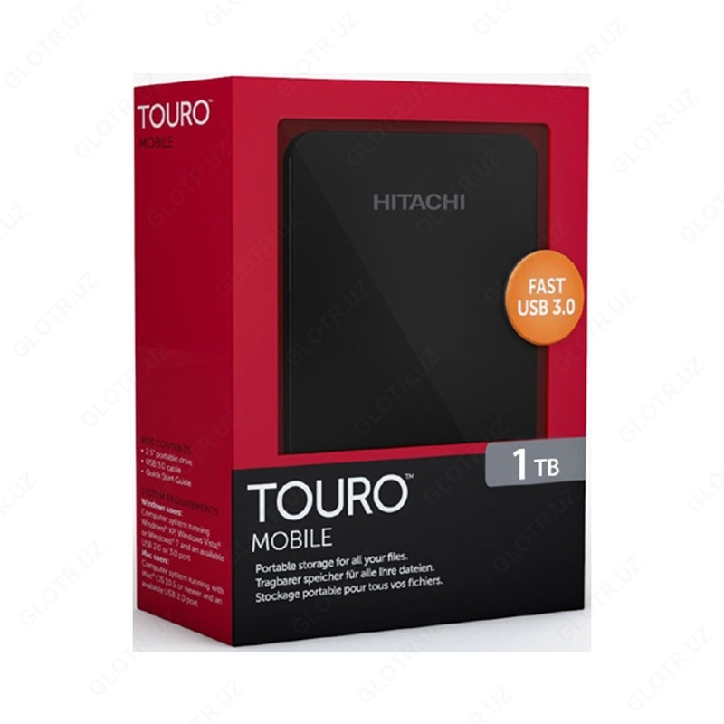  Внешний жесткий диск Hitachi Touro Mobile MX3 1TB - 