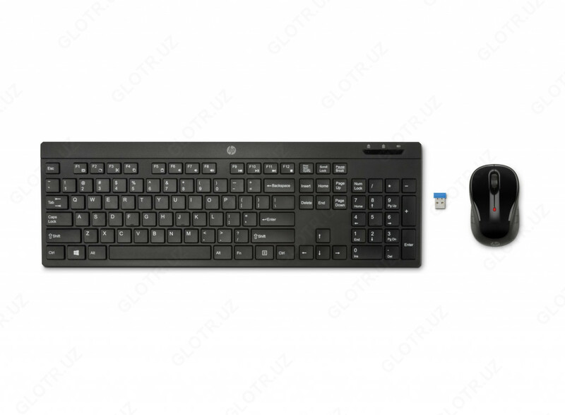 Клавиатура и мышка (беспроводная) HP Wireless Keyboard Mouse 200.