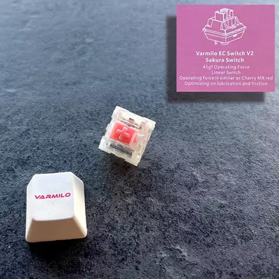 Varmilo EC Switch V2 Sakura Switch klaviaturasi