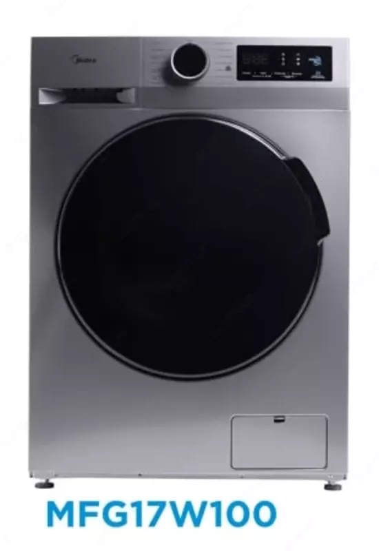 Стиральная машина автомат "Midea" MFG17W100 (Серая) 10 кг