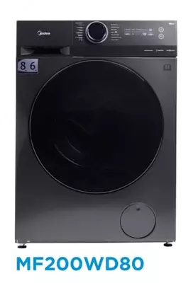 Kir yuvish mashinasi "Midea" MF200WD80 (Kulrang) 8/6 kg