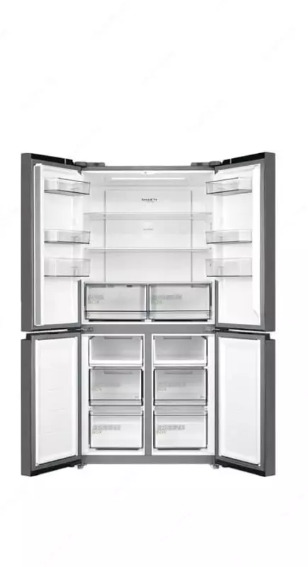 2 kamerali muzlatgich "Midea" MDRF632FGF28 3MD (Qora) YANGI