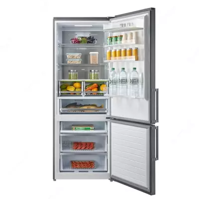 2 kamerali muzlatgich "Midea" MDRV593FGF02 GB (po'lat)