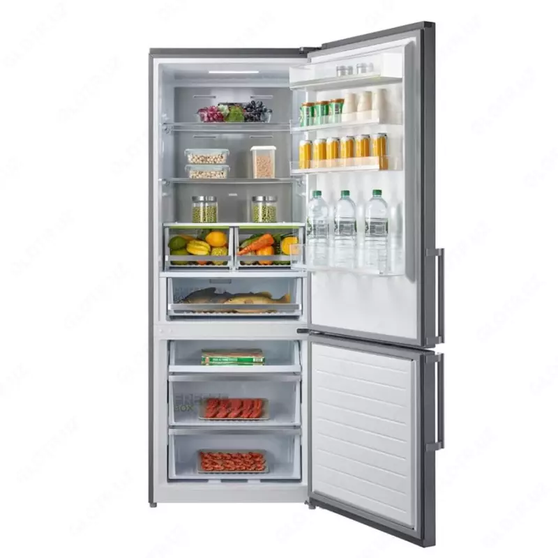 2-х камерный холодильник "Мidea" MDRВ593FGF02 GB (Стальной)