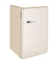 Бытовой однокамерный мини-холодильник "Мidea" MDRD142SLF34 (Бежевый)