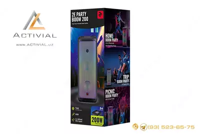 Portativ dinamik 2E Party Boom