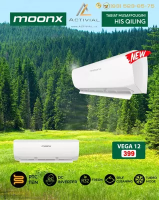 АКЦИЯ - Инверторный кондиционер MoonX Vega 12 - 2024 по СУПЕРЦЕНЕ!