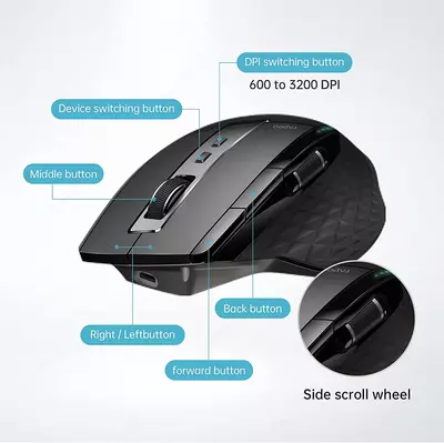 Rapoo 9900M simsiz klaviatura va sichqon premium komplekti - kompyuteringiz uchun eng ko'rkam va chiroyli komplektdir! - ООО ACTIVIAL