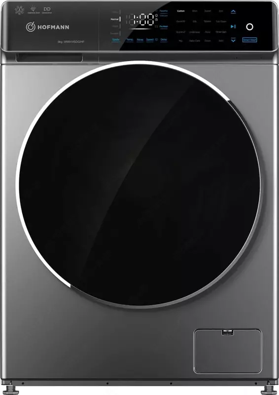Стиральная машина автомат "Hofmann" WМ914SDG/HF (Серая) 9 кг
