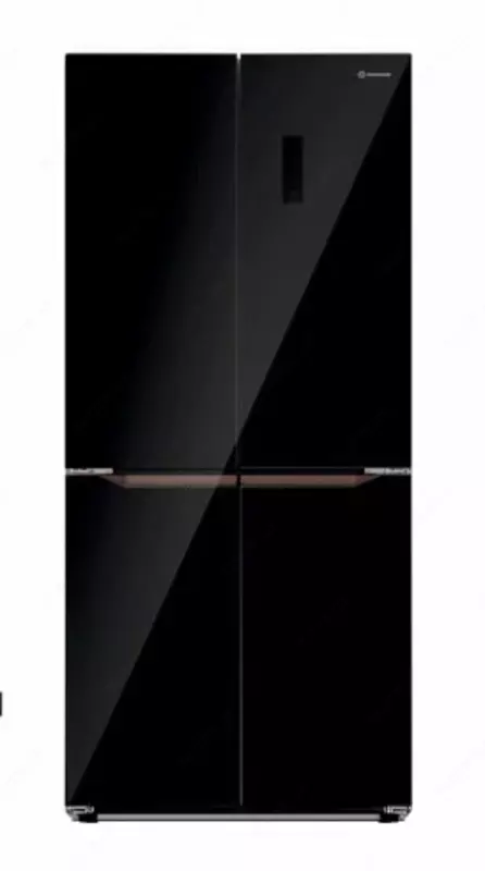 3 kamerali muzlatgich "Hofmann" HR-405MDBG/HF (qora)