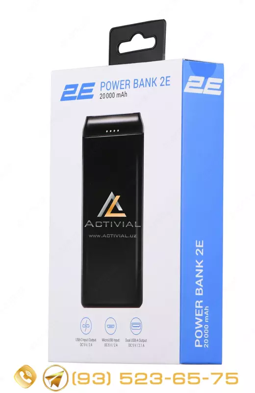 Yangilik 2023 - ixcham POWER BANK 2Е 20000mAh 20W BLACK!