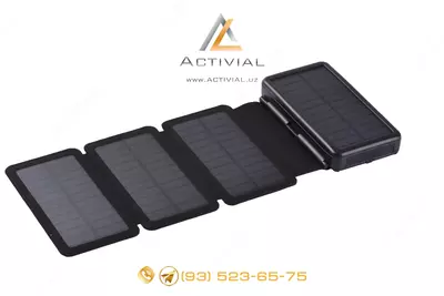 810 000 сум / шт. Новинка - POWER BANK 2Е SOLAR 20000 МАЧ BLACK c солнечной батареей!