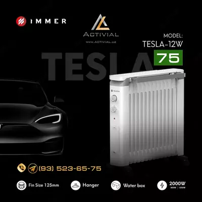 Новинка 2023 - масляные обогреватели Immer Tesla для сверхскоростного обогрева помещений!