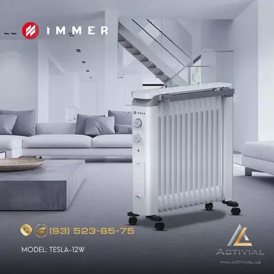 Новинка 2023 - масляные обогреватели Immer Tesla для сверхскоростного обогрева помещений!