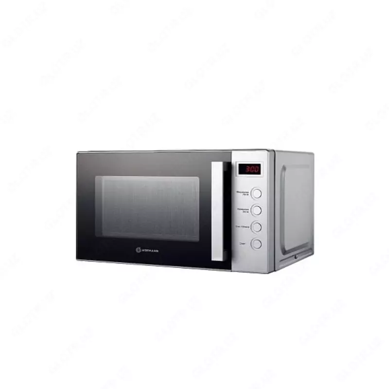 Mikroto'lqinli pech "Hofmann" MW720DHSS/HF (Kumush/Qora) 20 l