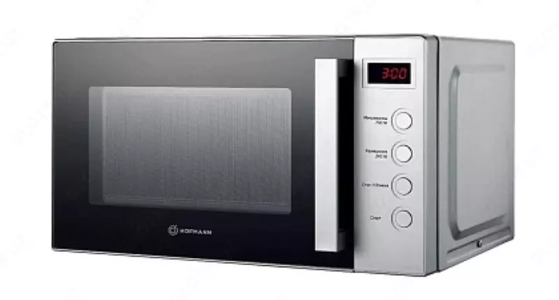 Mikroto'lqinli pech "Hofmann" MW720DHSS/HF (Kumush/Qora) 20 l