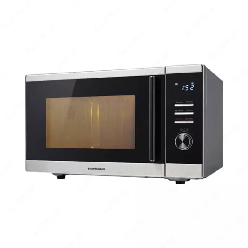Микроволновая печь "Hofmann" MW925DHIBK/HF (Черная/Серебристая) 25 л