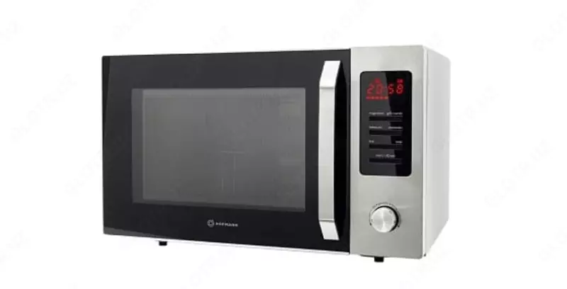 Mikroto'lqinli pech "Hofmann" MW928DHSBK/HF (kumush/qora) 28 l