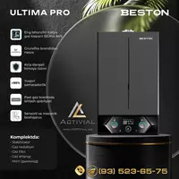 АКЦИЯ - Премиальный двухконтурный котёл BESTON ULTIMA Pro 24 кВт (GBBU-24MW Pro) в ПОЛНОМ КОМПЛЕКТЕ от Activial.uz!