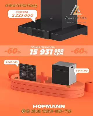 HOFMANN (2-to‘plam) o‘rnatiladigan oshxona jihozlari