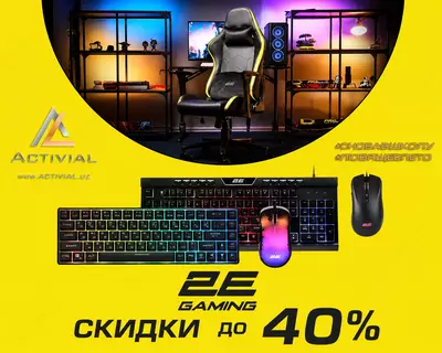 2E Gaming o‘yin klaviaturasi va sichqonchasi