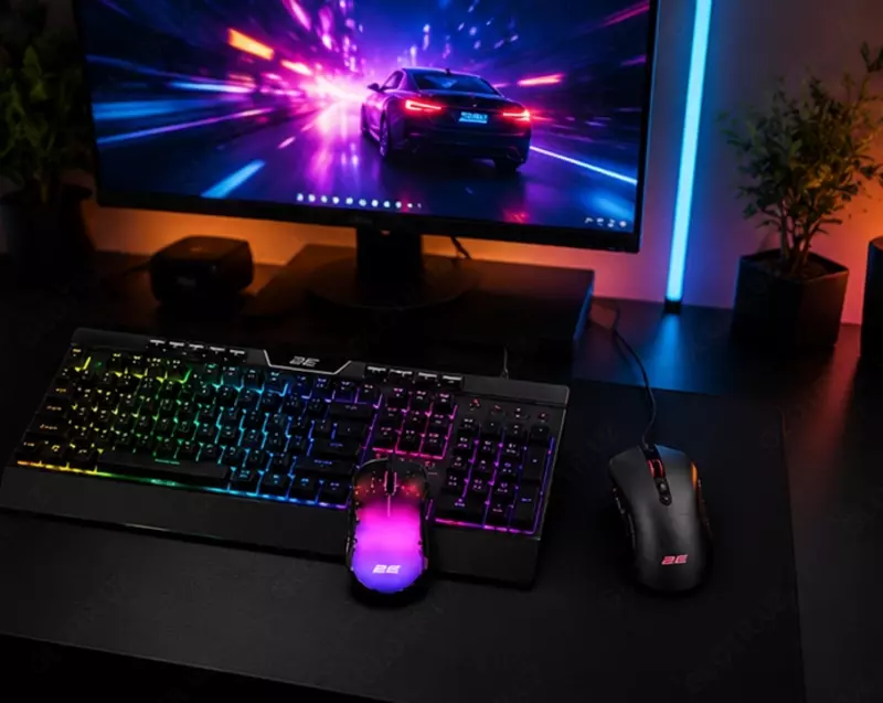 2E Gaming o‘yin klaviaturasi va sichqonchasi