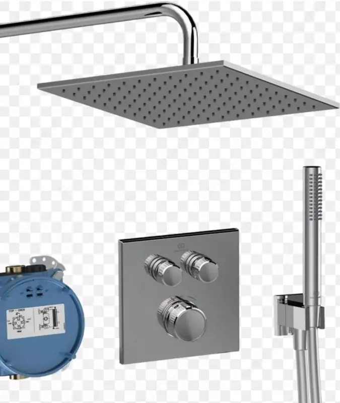 Встраиваемые душевые комплекты с термостатом