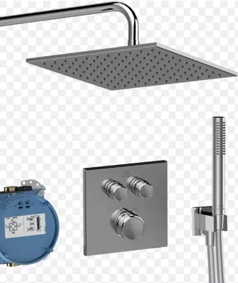 Встраиваемые душевые комплекты с термостатом