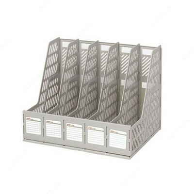 Лоток вертикальный 5 шт. (чр) Deli