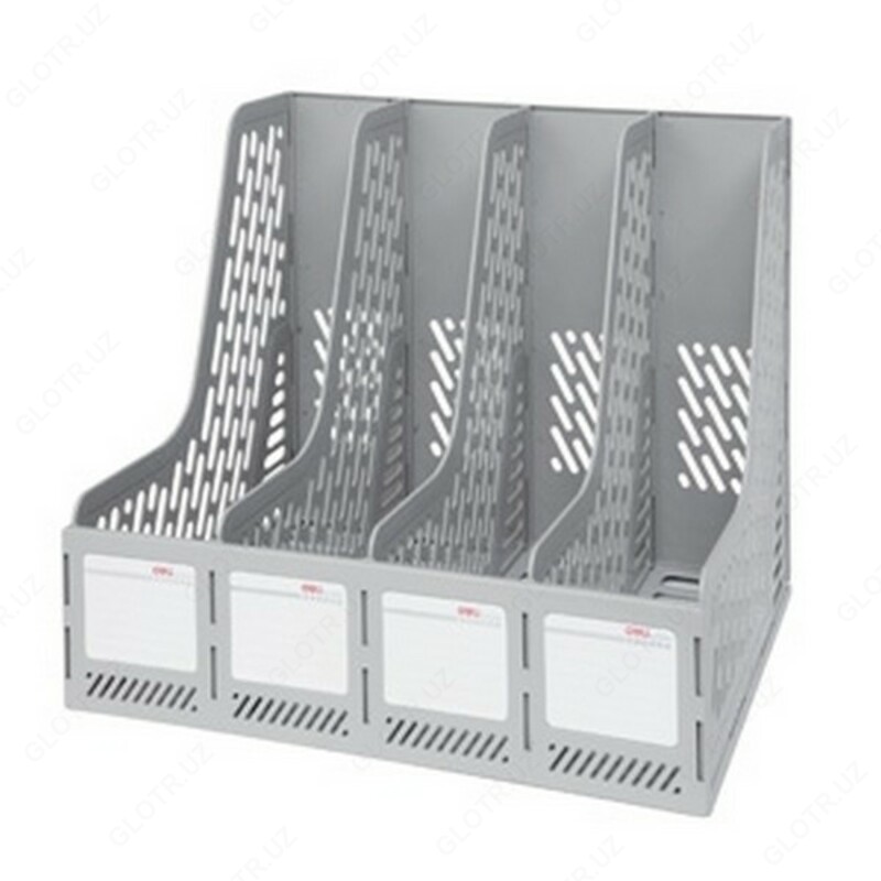 Лоток вертикальный 4 шт. 9846 (чр) Deli