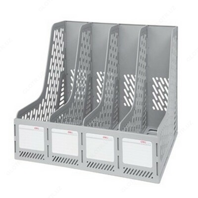 Лоток вертикальный 4 шт. 9846 (чр) Deli