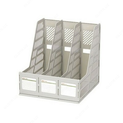 Лоток вертикальный 3 шт. (чр) Deli