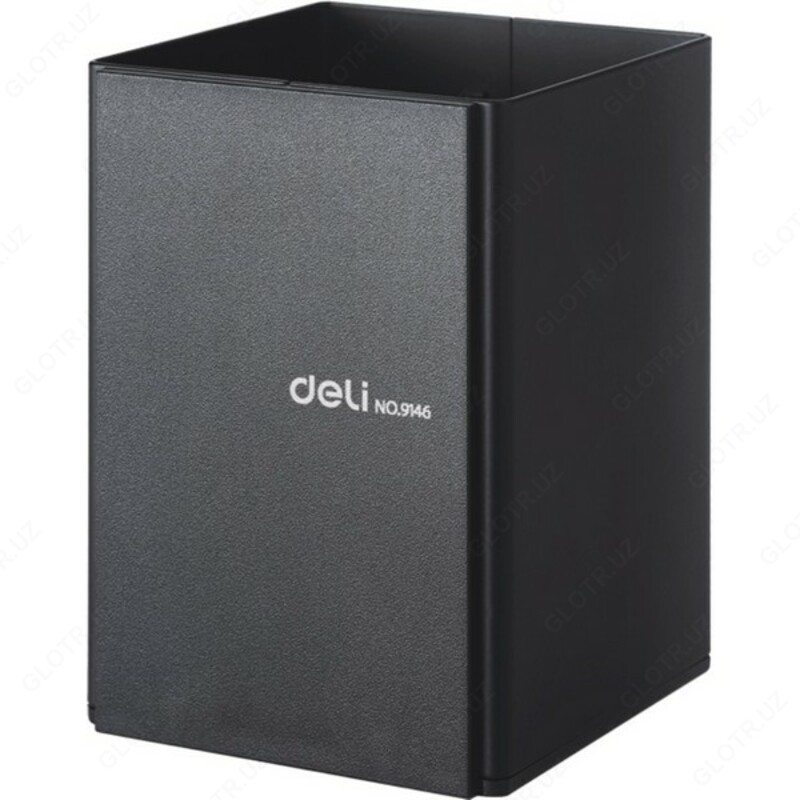 Стакан для ручек (метал.) 9146 Deli