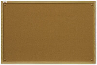 Доска для объявлений пробковая в деревянной рамке