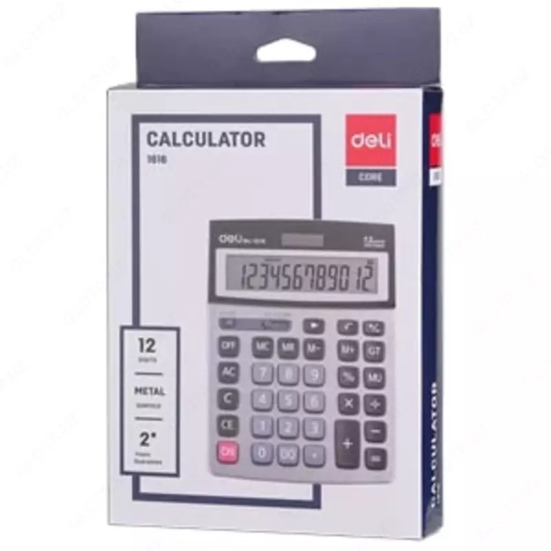 Калькулятор 12 разр. 1616 Deli - по запросу