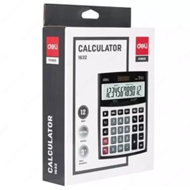 Калькулятор 12 разр. 1632 Deli - по запросу