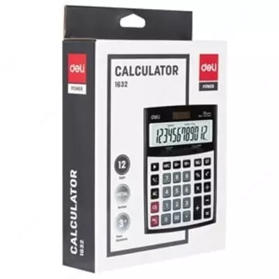Калькулятор 12 разр. 1632 Deli - Цена по запросу