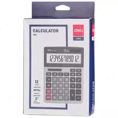 Калькулятор 12 разр. 1671 Deli - Цена по запросу