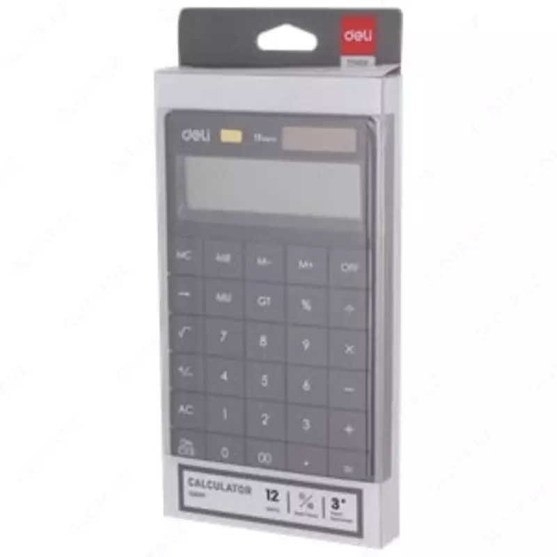 Калькулятор 12 разр. Touch (чр) 1589P Deli - по запросу