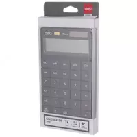 Калькулятор 12 разр. Touch (чр) 1589P Deli - по запросу