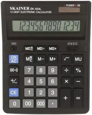 Калькулятор электронный SK-554L (14 разр)