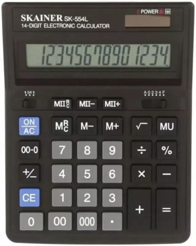 Калькулятор электронный SK-554L (14 разр) - по запросу